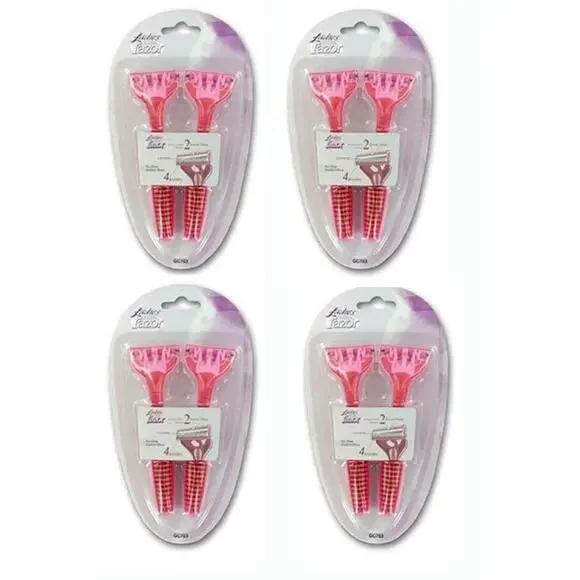 Disposable Razor Ladies Disposable Razor Set 4 Pack - Picture 1 of 1